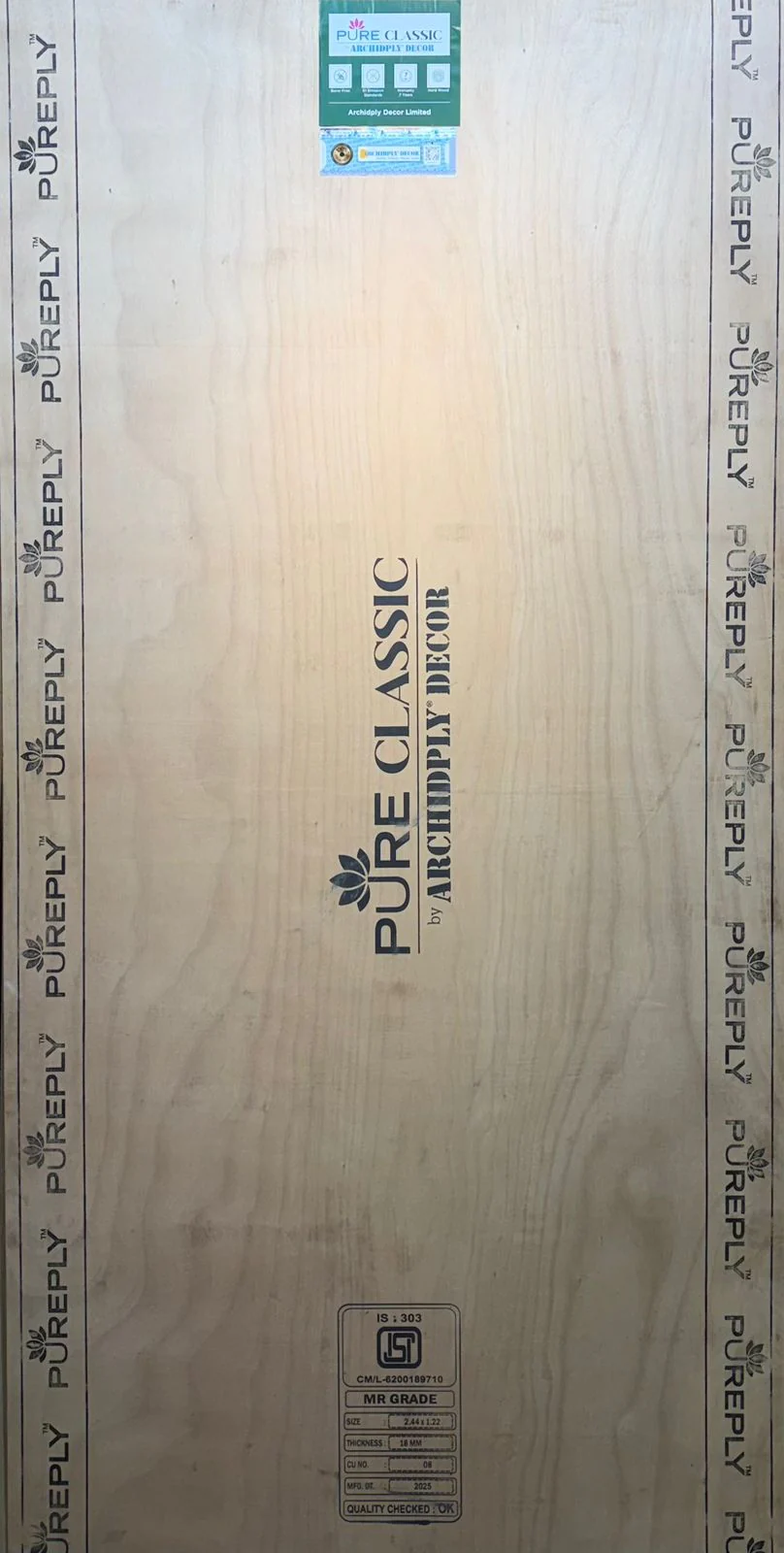 Archidply Decor Pure Classic MR Plywood - Image 2