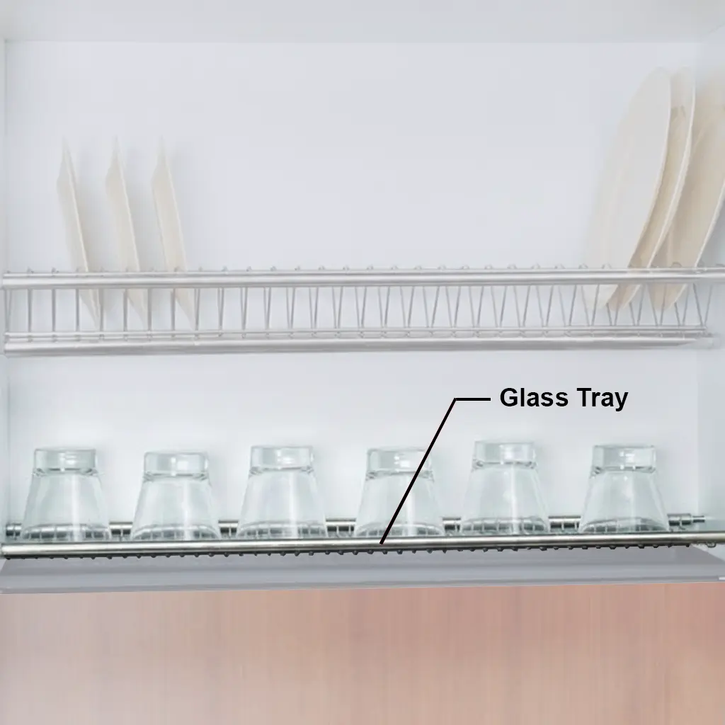 Ebco Kitchen Plate/Glass Tray (with rod supports and anchor kit) - Image 3