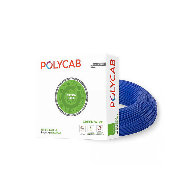 Polycab Maxima+ Green Wire HR FR-LSH LF - Image 3